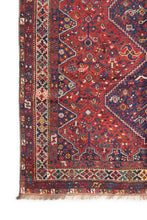 Load image into Gallery viewer, Large Antique Hand-Knotted Persian Shiraz Qashqai Tribal Rugs 318 X 220 Cm