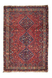 Large Antique Hand-Knotted Persian Shiraz Qashqai Tribal Rugs 318 X 220 Cm