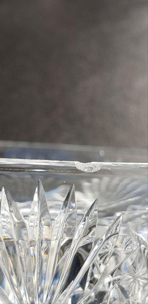 6 Antique American Brilliant Period Hawkes Finger Bowls