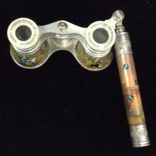 Load image into Gallery viewer, Antique Vienna Viennese Silver Enameled Opera Binoculars