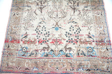 Load image into Gallery viewer, 96.5" L X 56.5" W Circa 1880 Tabriz Antique Handmade Knotted Area Rug Carpet excellent condition %100 Lamb's Wool