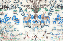 Load image into Gallery viewer, 96.5" L X 56.5" W Circa 1880 Tabriz Antique Handmade Knotted Area Rug Carpet excellent condition %100 Lamb's Wool