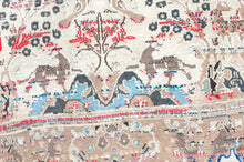Load image into Gallery viewer, 96.5" L X 56.5" W Circa 1880 Tabriz Antique Handmade Knotted Area Rug Carpet excellent condition %100 Lamb's Wool