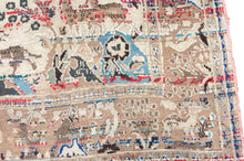 Load image into Gallery viewer, 96.5" L X 56.5" W Circa 1880 Tabriz Antique Handmade Knotted Area Rug Carpet excellent condition %100 Lamb's Wool