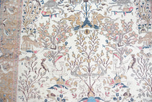 Load image into Gallery viewer, 96.5" L X 56.5" W Circa 1880 Tabriz Antique Handmade Knotted Area Rug Carpet excellent condition %100 Lamb's Wool