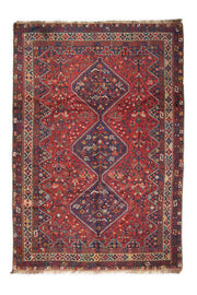 Large Antique Hand-Knotted Persian Shiraz Qashqai Tribal Rugs 318 X 220 Cm