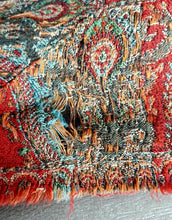 Load image into Gallery viewer, Antique 1850&#39;s Paisley Kashmir Textile Tapestry Piano Shawl 67&quot; x 67&quot; Beautiful