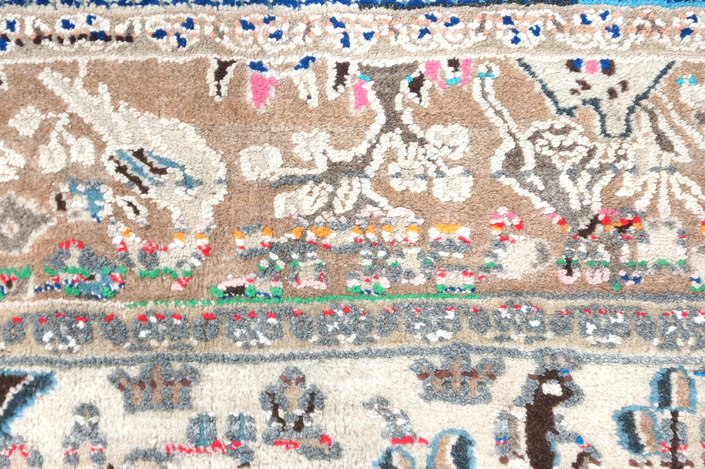 96.5" L X 56.5" W Circa 1880 Tabriz Antique Handmade Knotted Area Rug Carpet excellent condition %100 Lamb's Wool