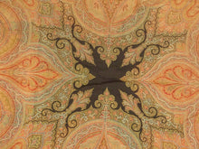 Load image into Gallery viewer, Antique Victorian Paisley Women&#39;s Jacquard Shawl Wrap - Fine Weave - 57&quot; x 130&quot; - Circa 1850&#39;s