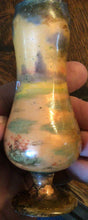 Load image into Gallery viewer, Antique 1800’s French Enamel on Copper “Male Portrait” VASE signed Vale